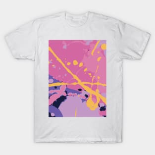 Colorize Me Abstract Painting T-Shirt